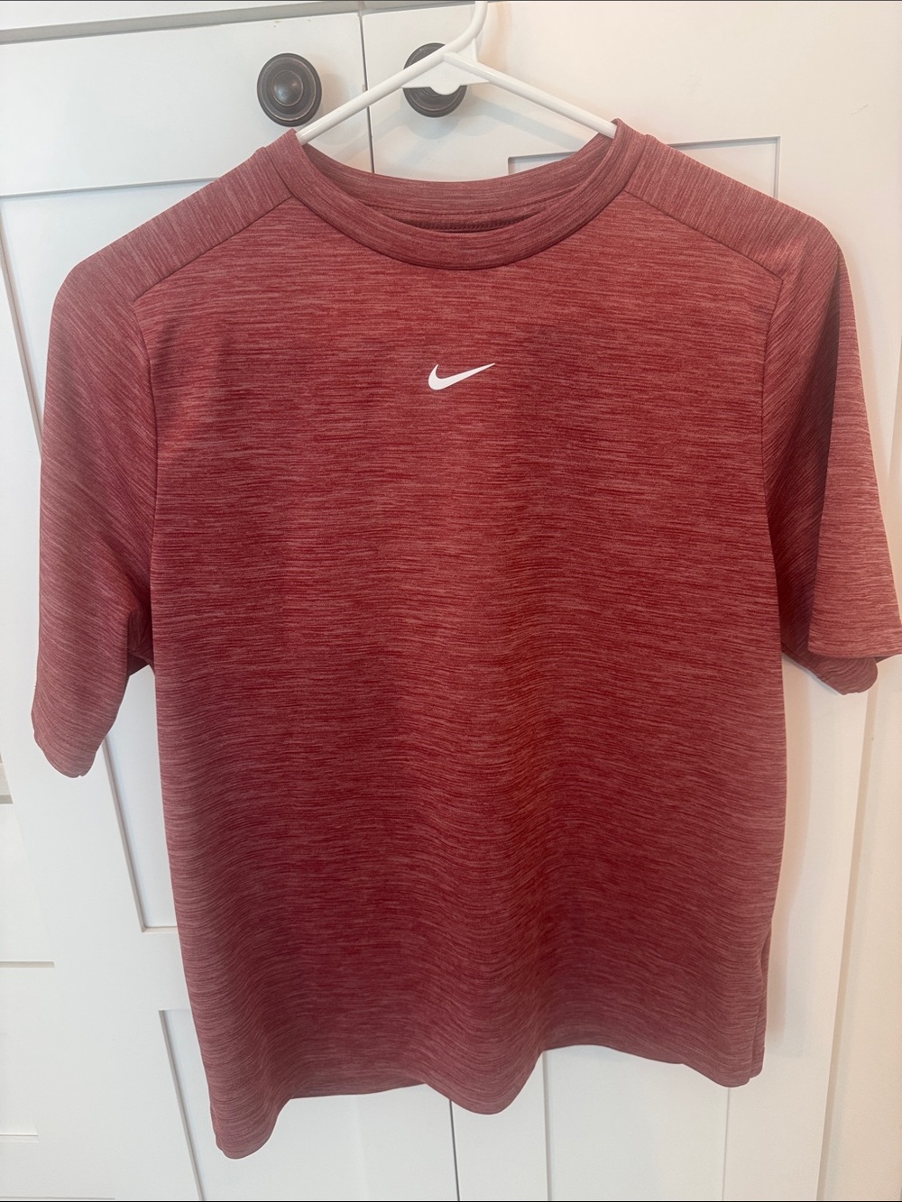 Nike Youth XL Heathered Maroon Short Sleeve Dri-Fit Tee